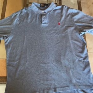 Polo by Ralph Lauren light blue with red logo polo